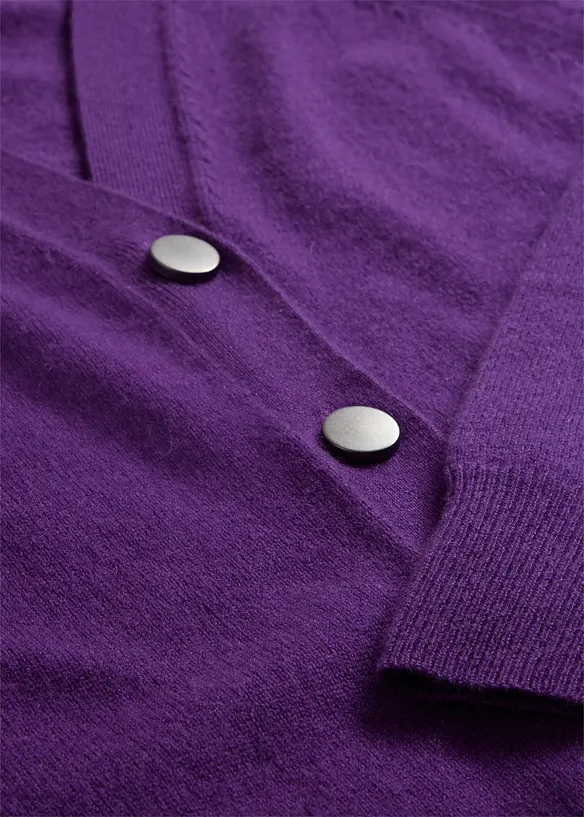 Kashmircardigan med Good Cashmere Standard®-andel, bonprix