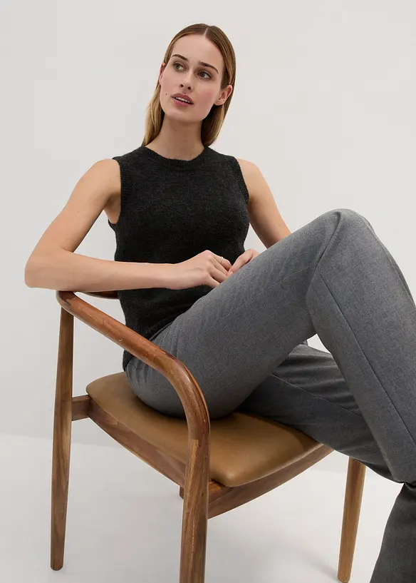 Slipover i ylleblandning med alpackaull, bonprix