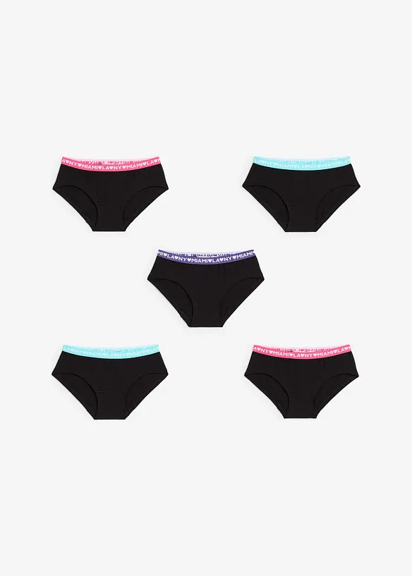 Hipstertrosa för barn med ekologisk bomull (5-pack), bonprix