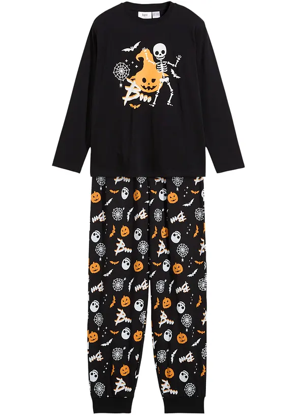 Pyjamas av mjuk bomull (2-delat set), bonprix