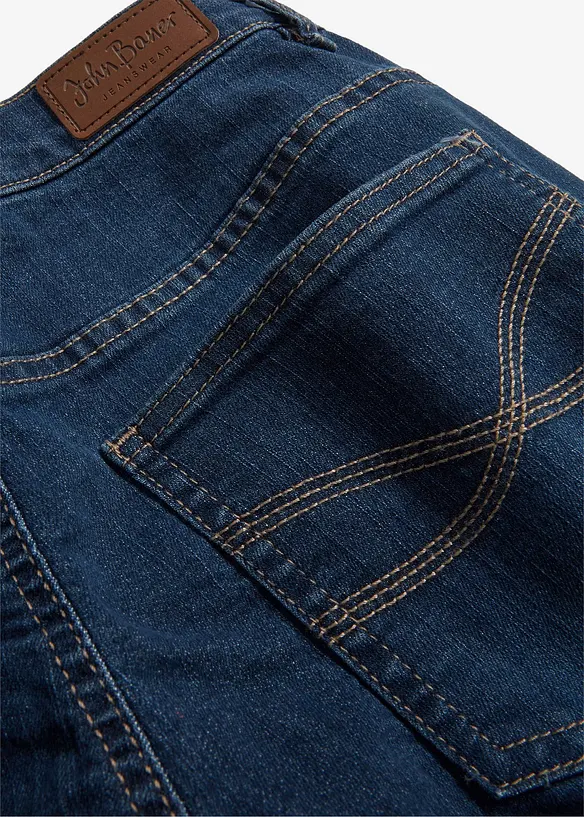 Stretchjeans Straight Mid Waist, bonprix
