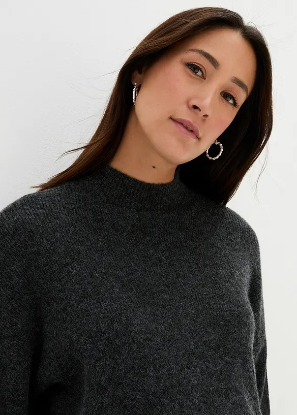 Extra mjuk mammatröja med lång slits i sidan, bonprix