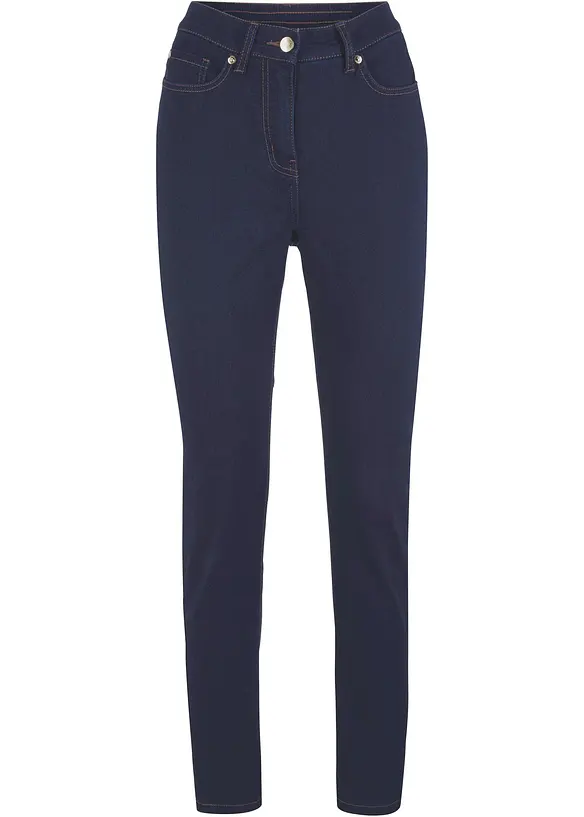 Slim Fit Jeans Mid Waist, med bekväm midja, bonprix