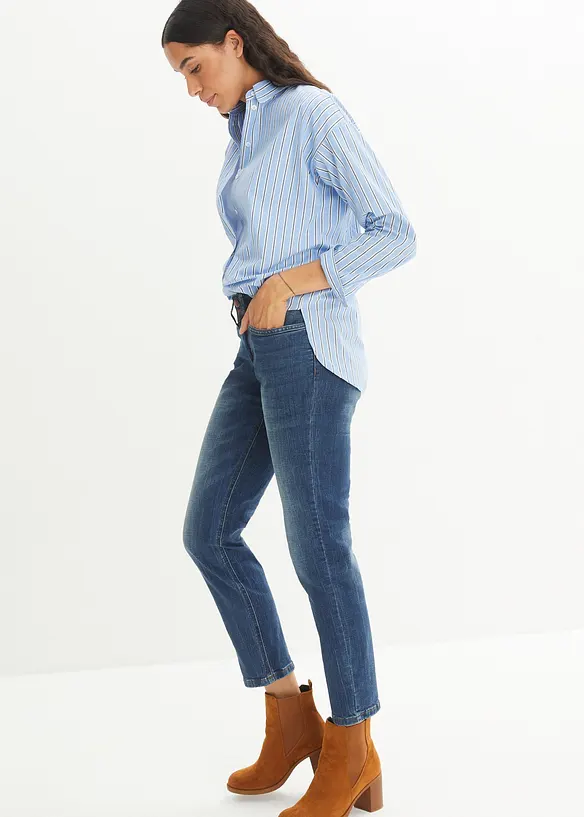 Mom Jeans Mid Waist, bonprix