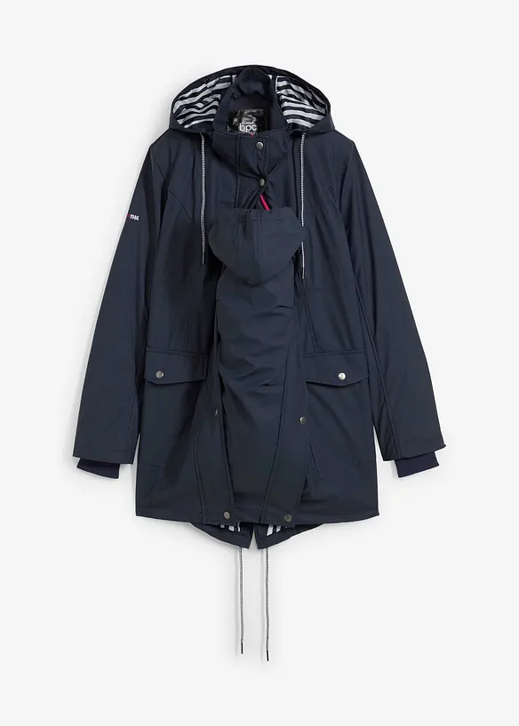 3-i-1-mamma-regnjacka med babyficka, bonprix