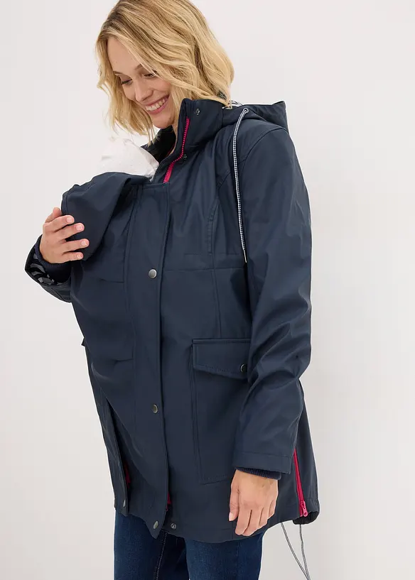 3-i-1-mamma-regnjacka med babyficka, bonprix