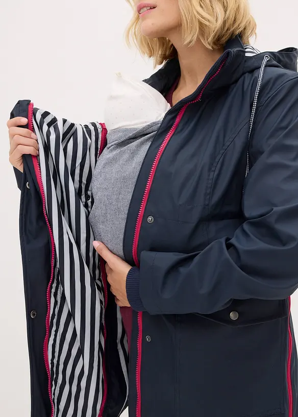 3-i-1-mamma-regnjacka med babyficka, bonprix