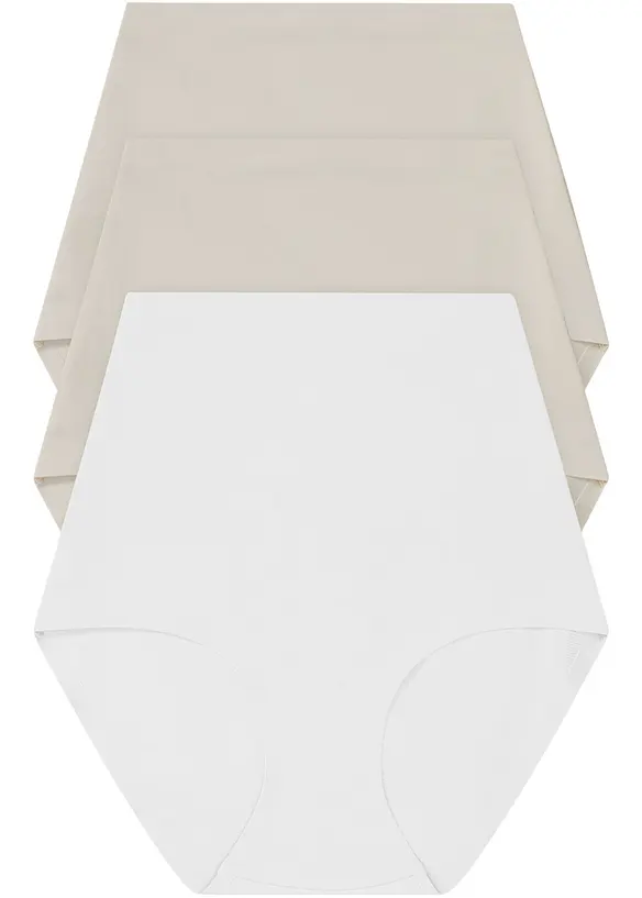 Hipstertrosa med medelhög formande effekt (3-pack), bonprix