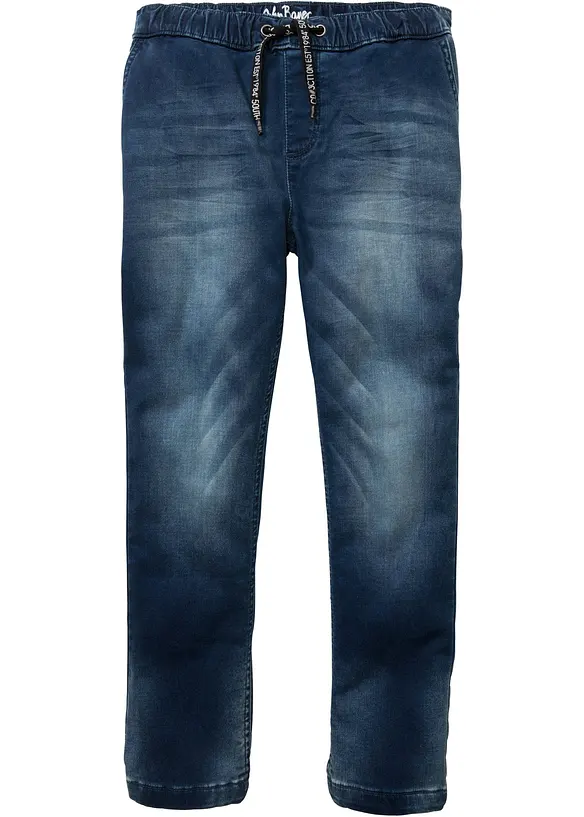 Regular Fit Sweat Jeans för barn, Straight, bonprix