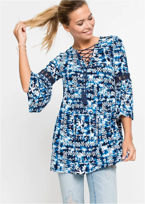 Tunika av mjuk viskos, bonprix