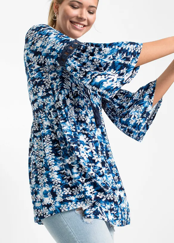 Tunika av mjuk viskos, bonprix