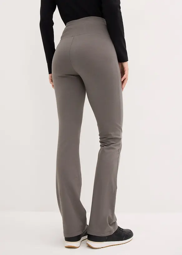 Leggings i bomull med utsvängda ben, bonprix