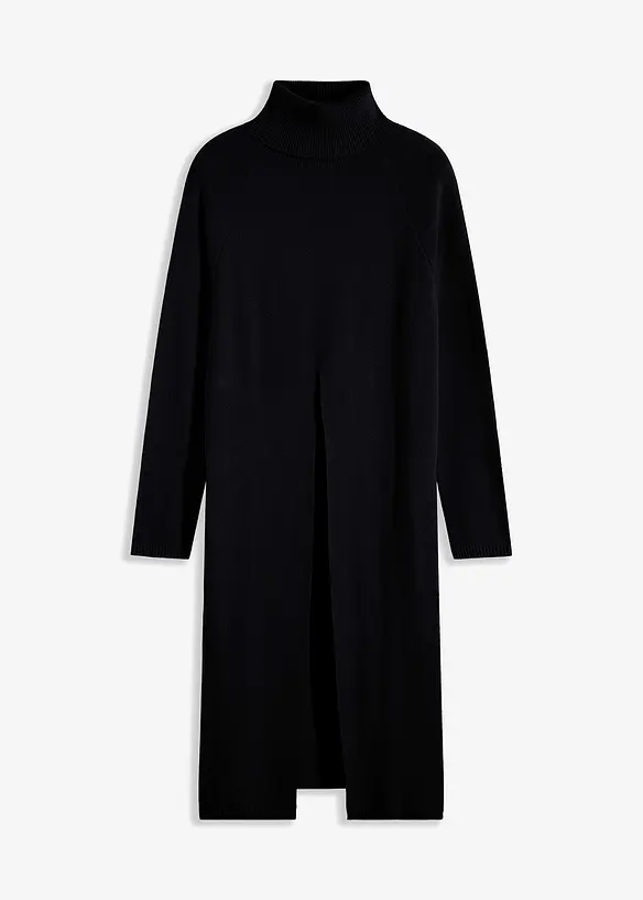 Lång tröja med slits, bonprix