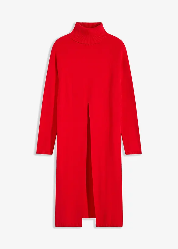 Lång tröja med slits, bonprix