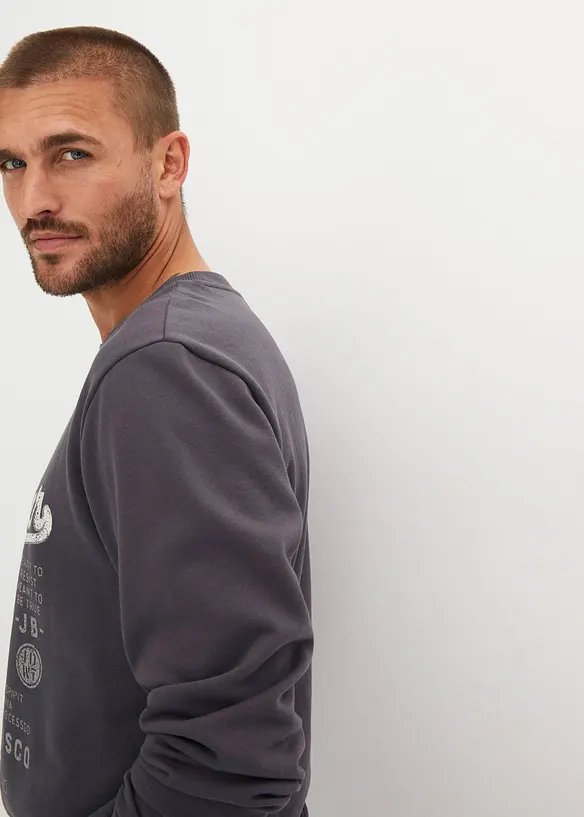 Sweatshirt i mjuk bomullsmix, bonprix