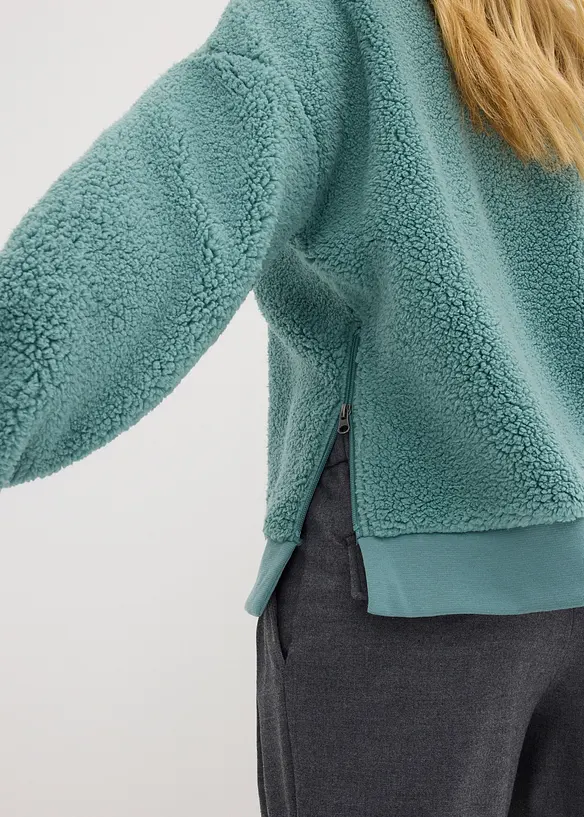 Teddyfleecetröja, bonprix