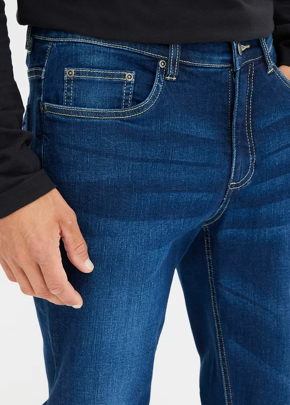 Stretchjeans, Regular Fit, Tapered, bonprix