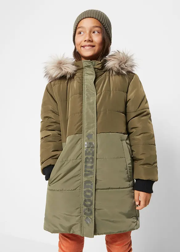 Tvåfärgad barnparkas, bpc bonprix collection