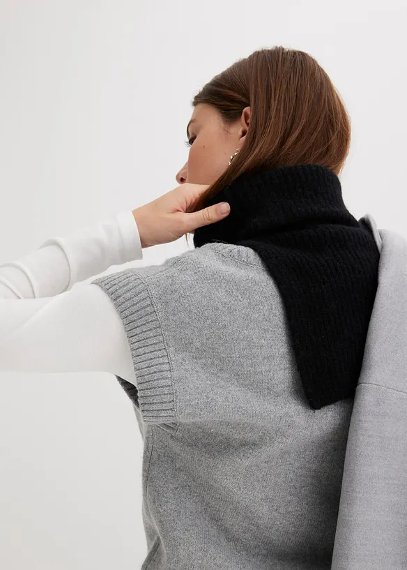 Sjalkrage med alpackaull, bonprix