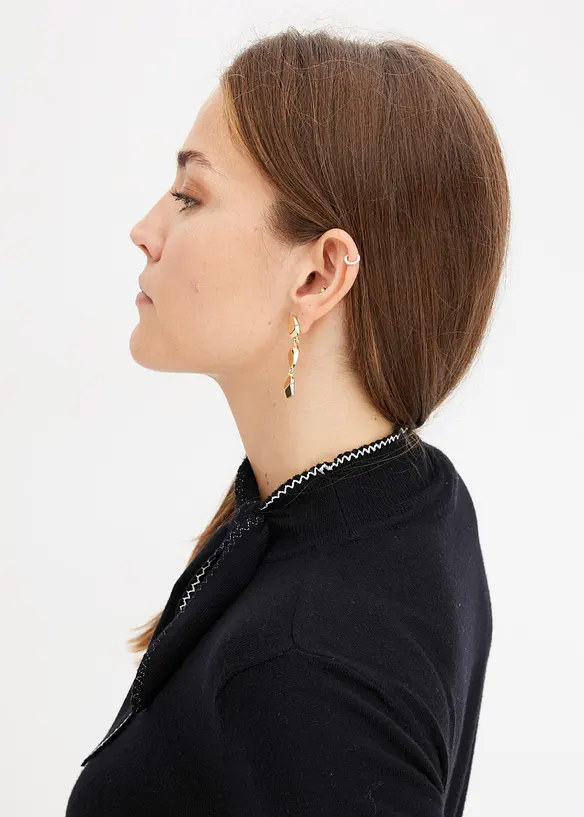 Tröja med knytband, bonprix