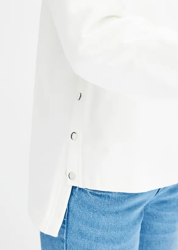 Oversizesweatshirt av ren ekologisk bomull, bonprix