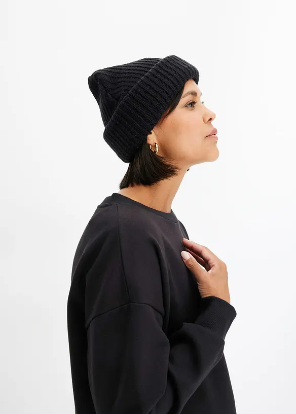 Oversizesweatshirt av ren ekologisk bomull, bonprix