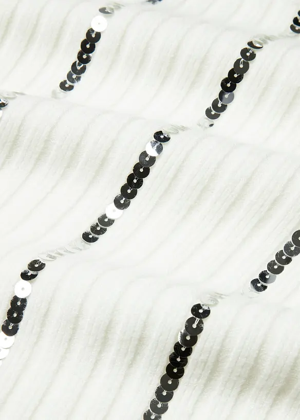 Ribbstickad tröja, bonprix