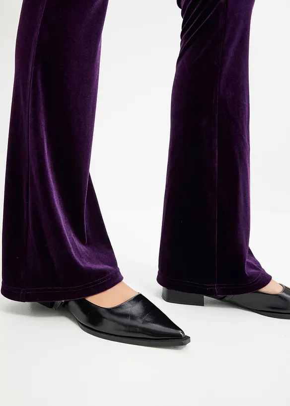 Leggings i mjuk sammet, bonprix