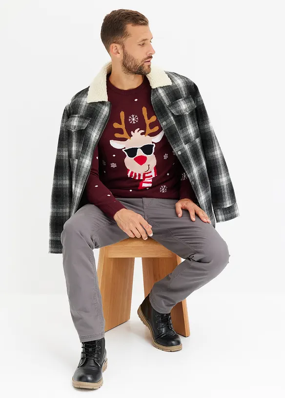 Tröja med julmotiv, bonprix