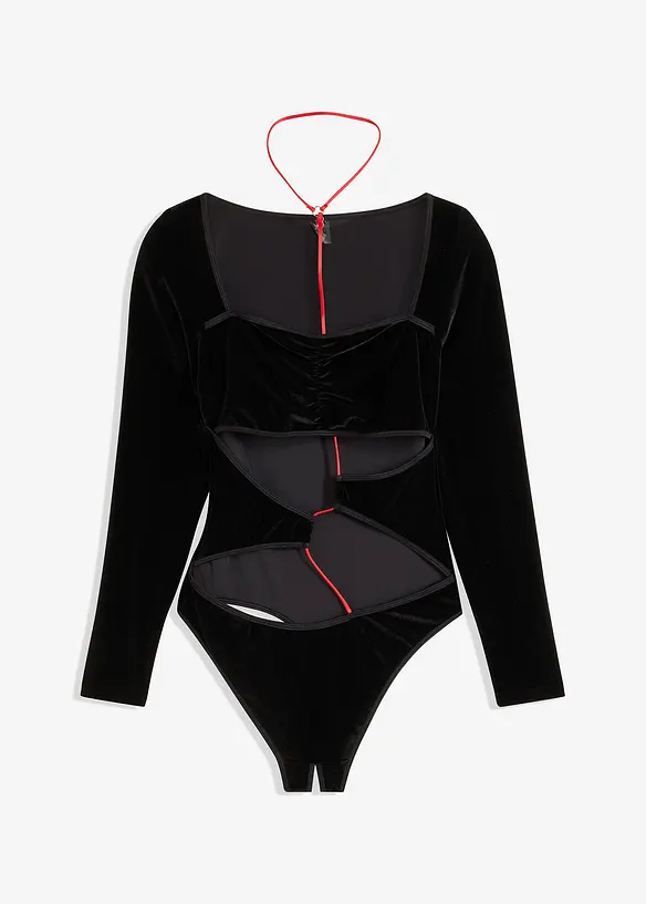 Sammetsbody ouvert, bonprix