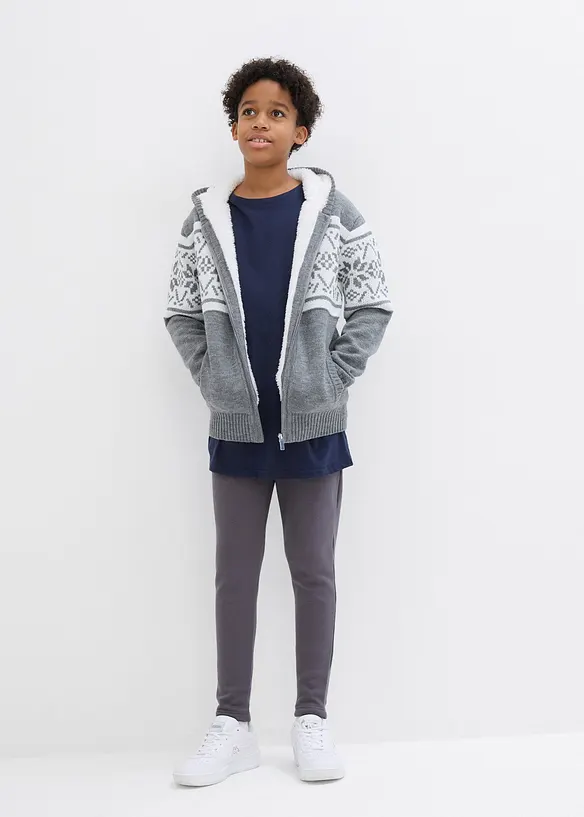 Termofunktionsleggings med mysigt fleecefoder f&ouml;r barn (2-pack), bonprix