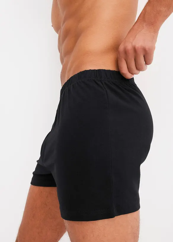 Lediga jerseyboxershorts i bomull (5-pack), bonprix