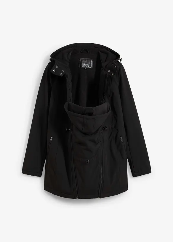 Mammajacka i softshell, justerbar vidd, bonprix