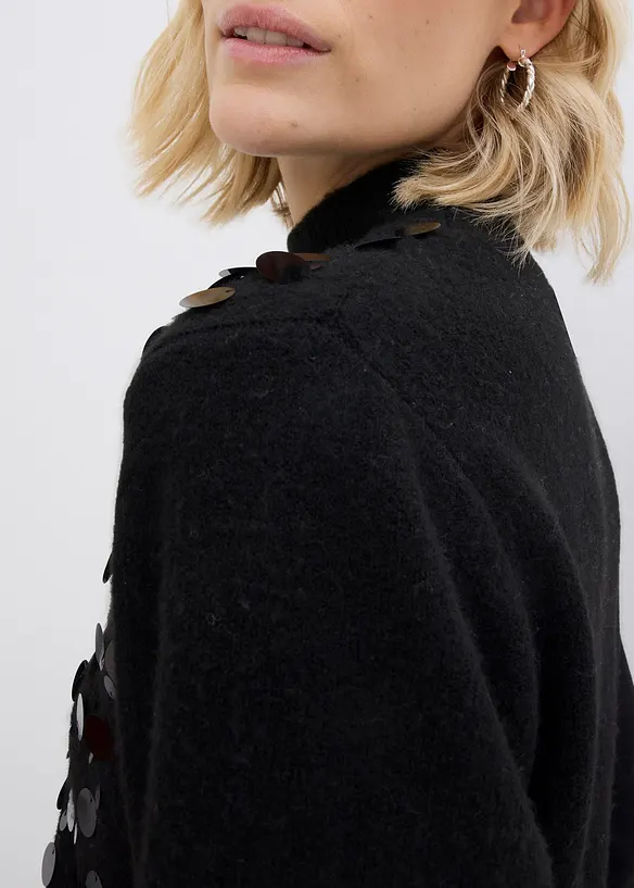 Tröja med paljetter, bonprix