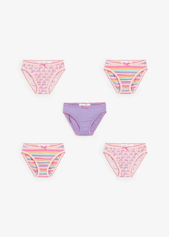 Trosa med mjuk  bomull (5-pack), bonprix