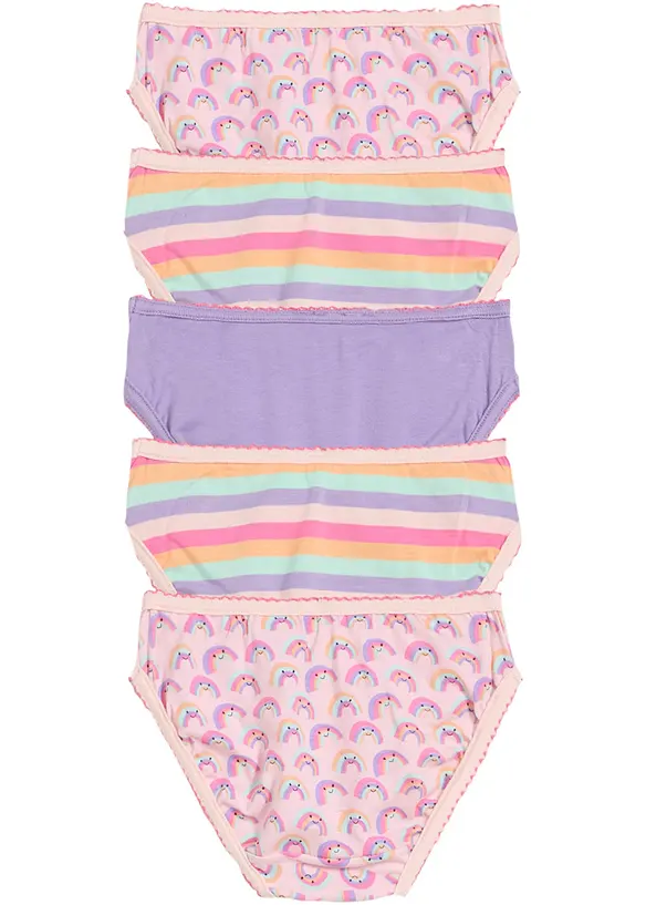 Trosa med mjuk  bomull (5-pack), bonprix