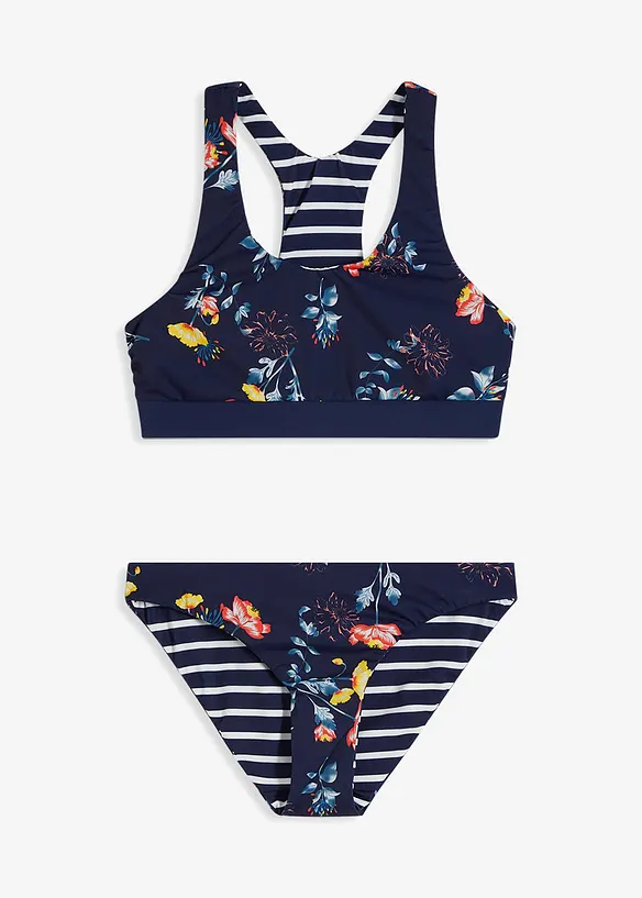 Vändbar bikini med BH-bikinitopp (2 delar), bonprix