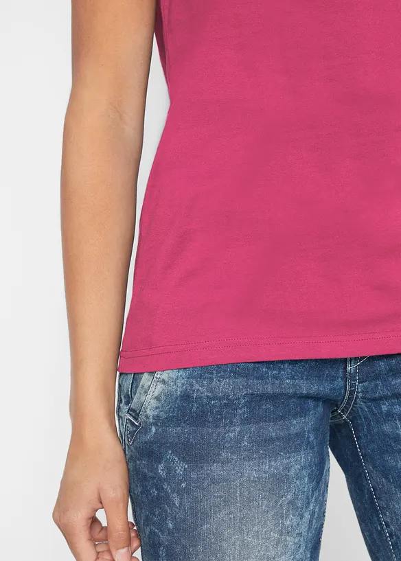 T-shirt i ren bomull, bonprix