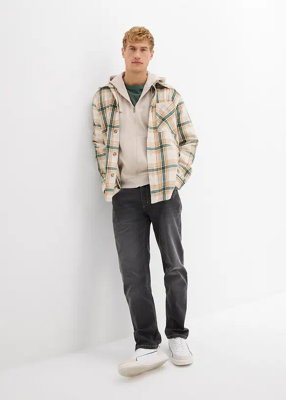 Munkjacka med dragkedja, normal passform, bonprix