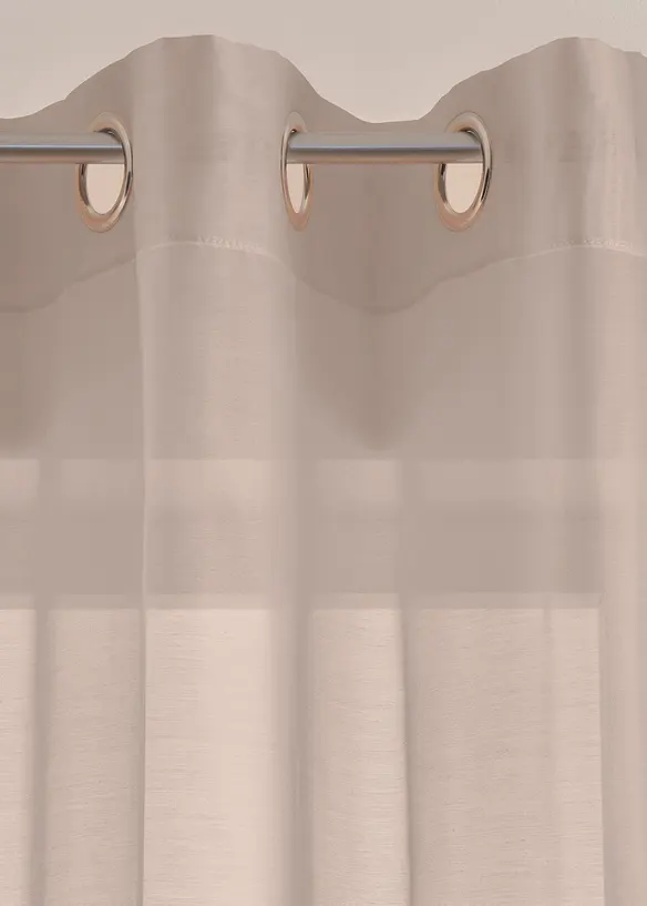 Gardin av tunn batist med struktur (1 styck), bpc living bonprix collection