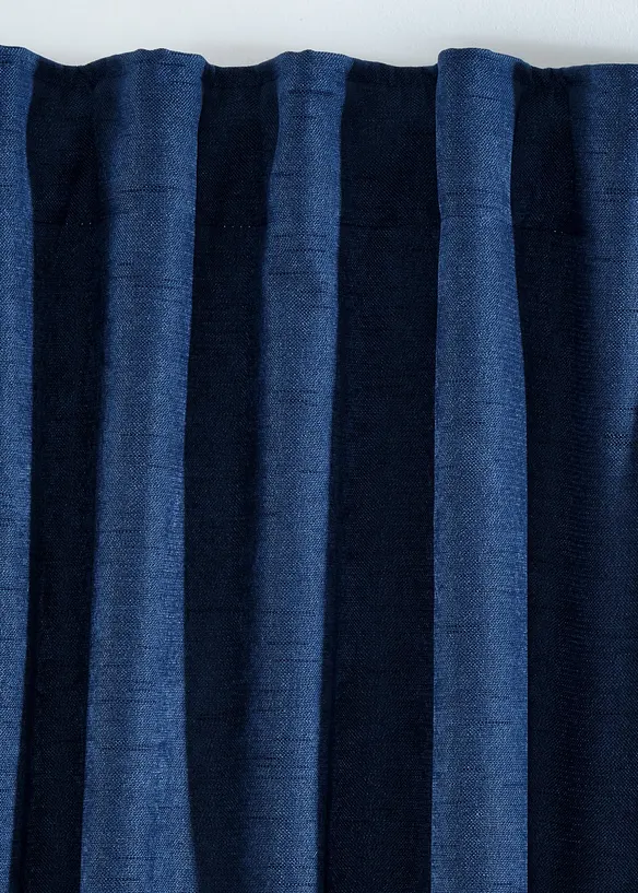 M&ouml;rkl&auml;ggande gardinl&auml;ngd med l&auml;tt struktur (2-pack), bonprix