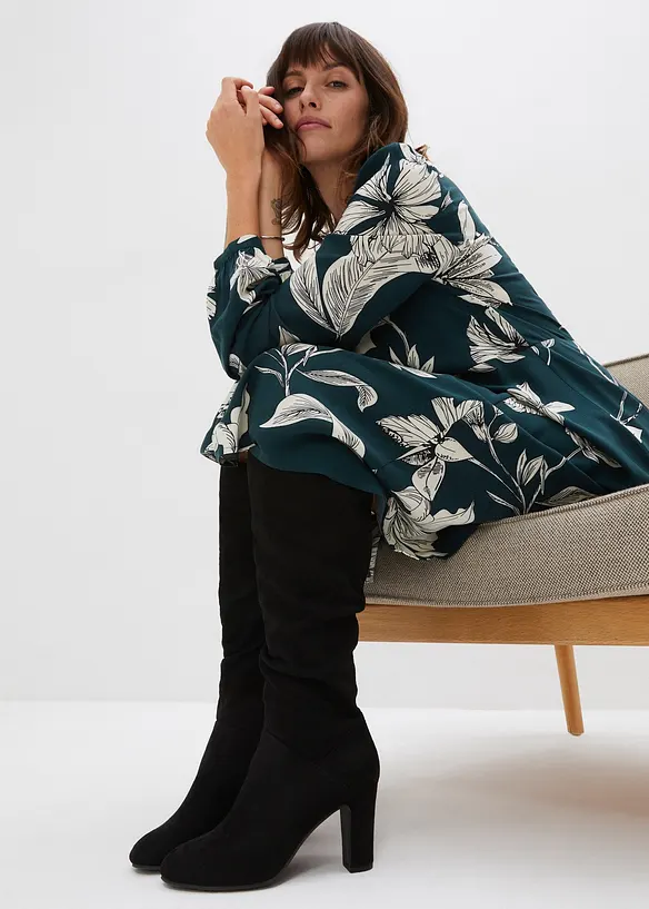 Miniklänning i viskos, bonprix