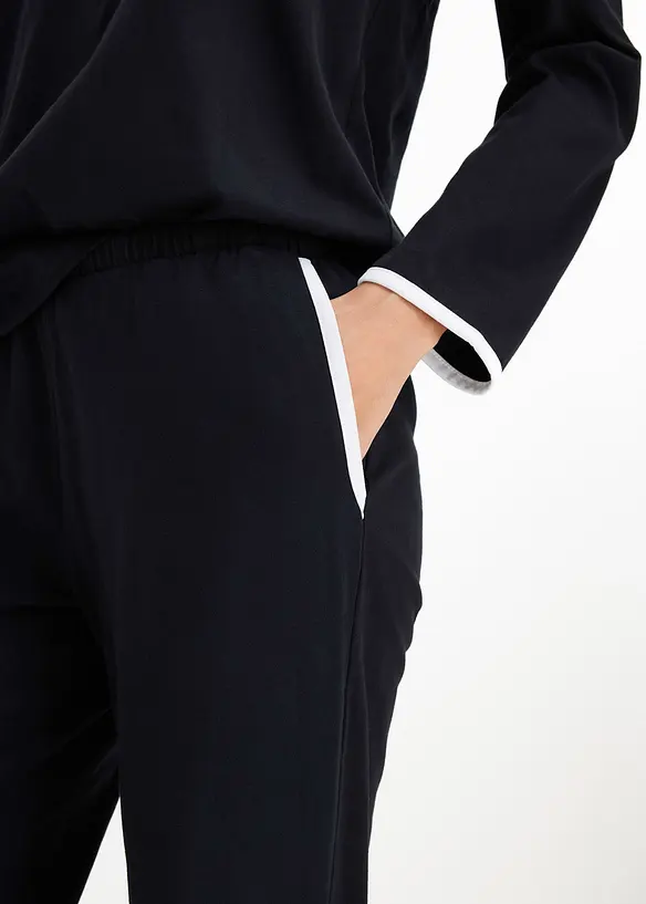 Pyjamas med mjuk bomull, bonprix