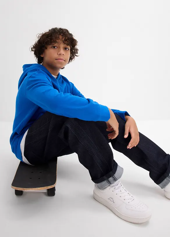 Luvtröja i mjuk bomullsmix, bonprix