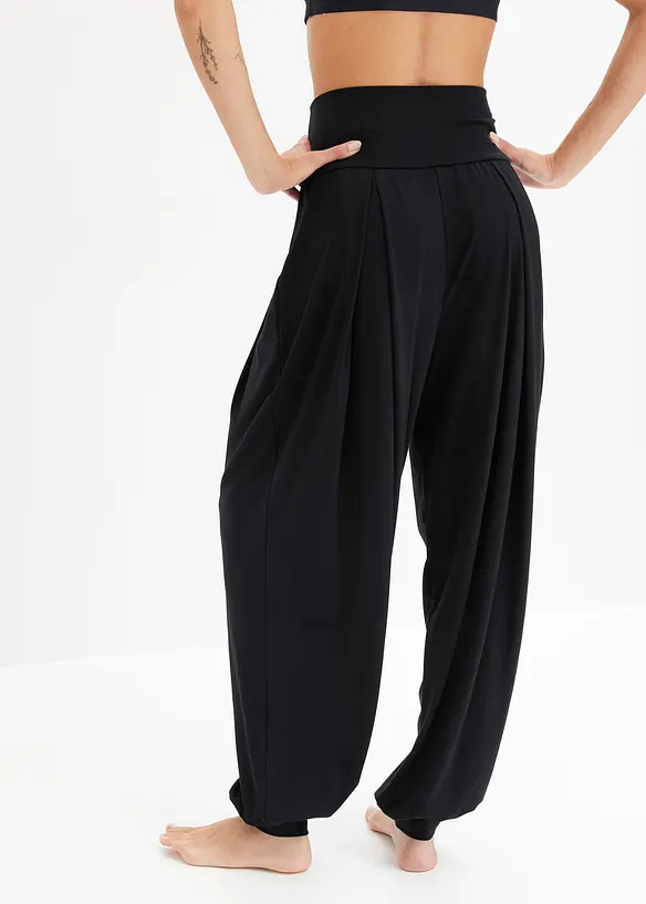 Vid tr&auml;ningsbyxa med nedvikbar linning, bonprix