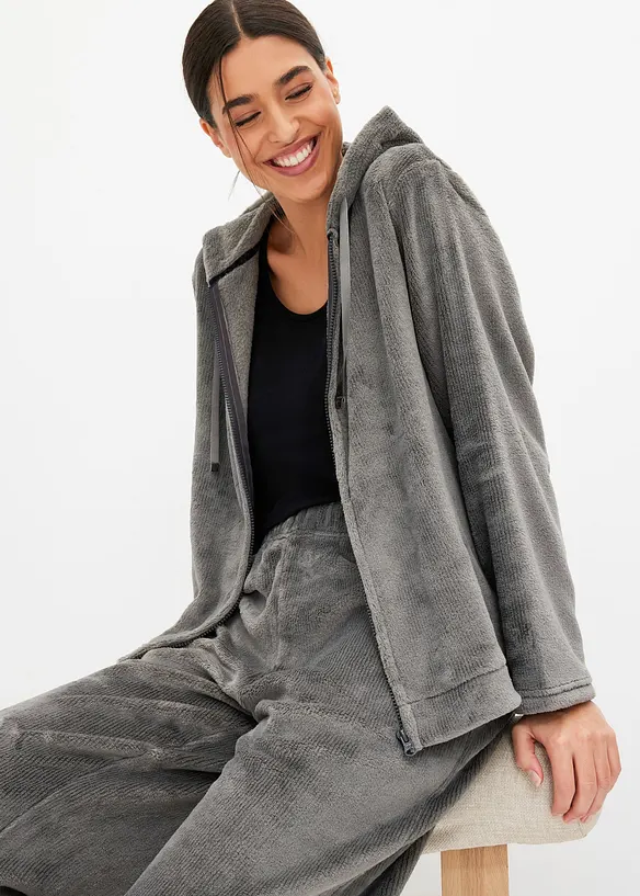 Mysdräkt i skön fleece, bonprix