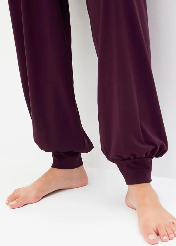 Vid tr&auml;ningsbyxa med nedvikbar linning, bonprix