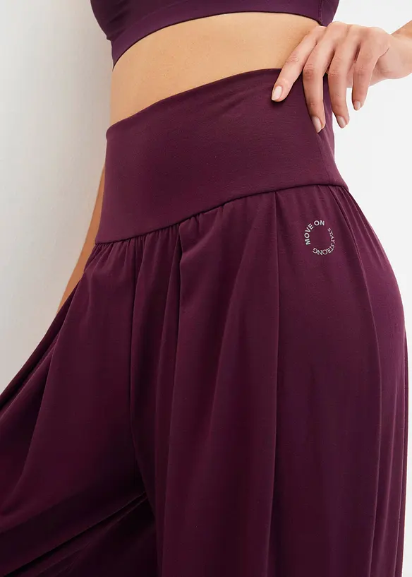 Vid tr&auml;ningsbyxa med nedvikbar linning, bonprix