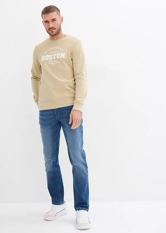 Sweatshirt av ren ekologisk bomull (2-pack), bonprix