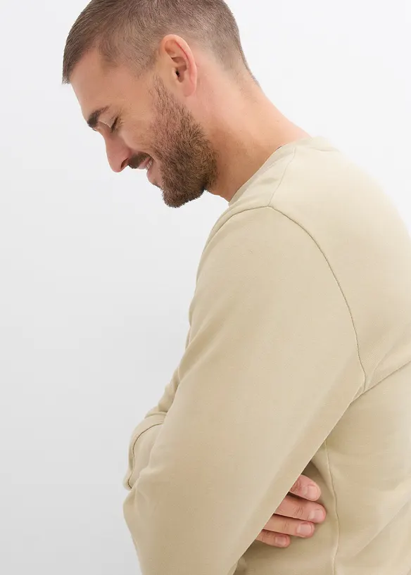 Sweatshirt av ren ekologisk bomull (2-pack), bonprix